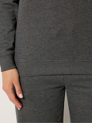 Long Tall Sally Grey Crew Neck Sweatshirt - Image 4 of 5