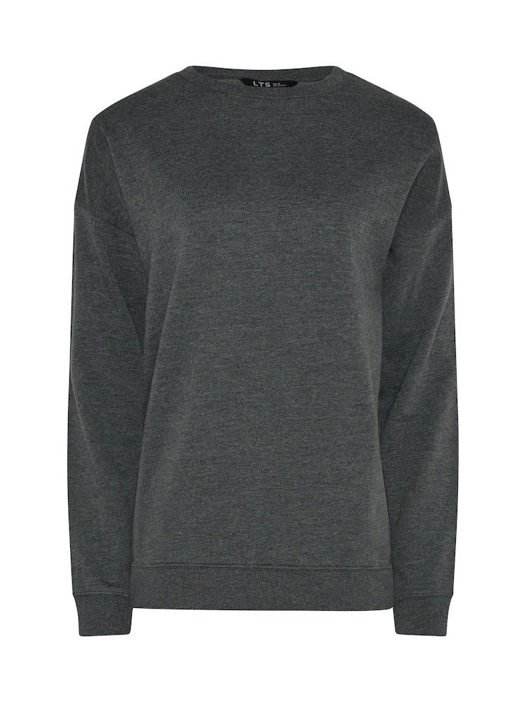 Long Tall Sally Grey Crew Neck Sweatshirt - Image 5 of 5