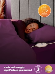 Silentnight Cream Machine Washable Teddy Fleece Electric Blanket - Image 8 of 9