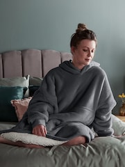 Silentnight Snugsie Oversized Sherpa Reversible Hoodie - Image 1 of 4