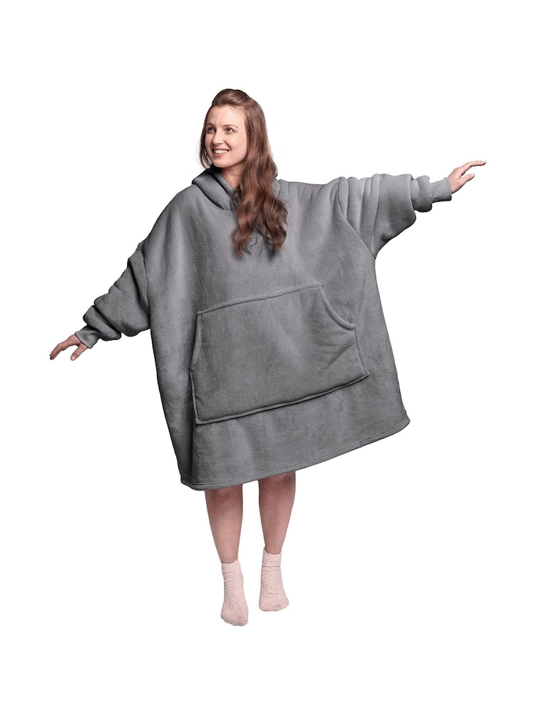Silentnight Snugsie Oversized Sherpa Reversible Hoodie - Image 2 of 4