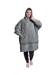 Silentnight Snugsie Oversized Sherpa Reversible Hoodie - Image 3 of 4