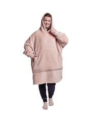 Silentnight Snugsie Oversized Sherpa Reversible Hoodie - Image 3 of 4