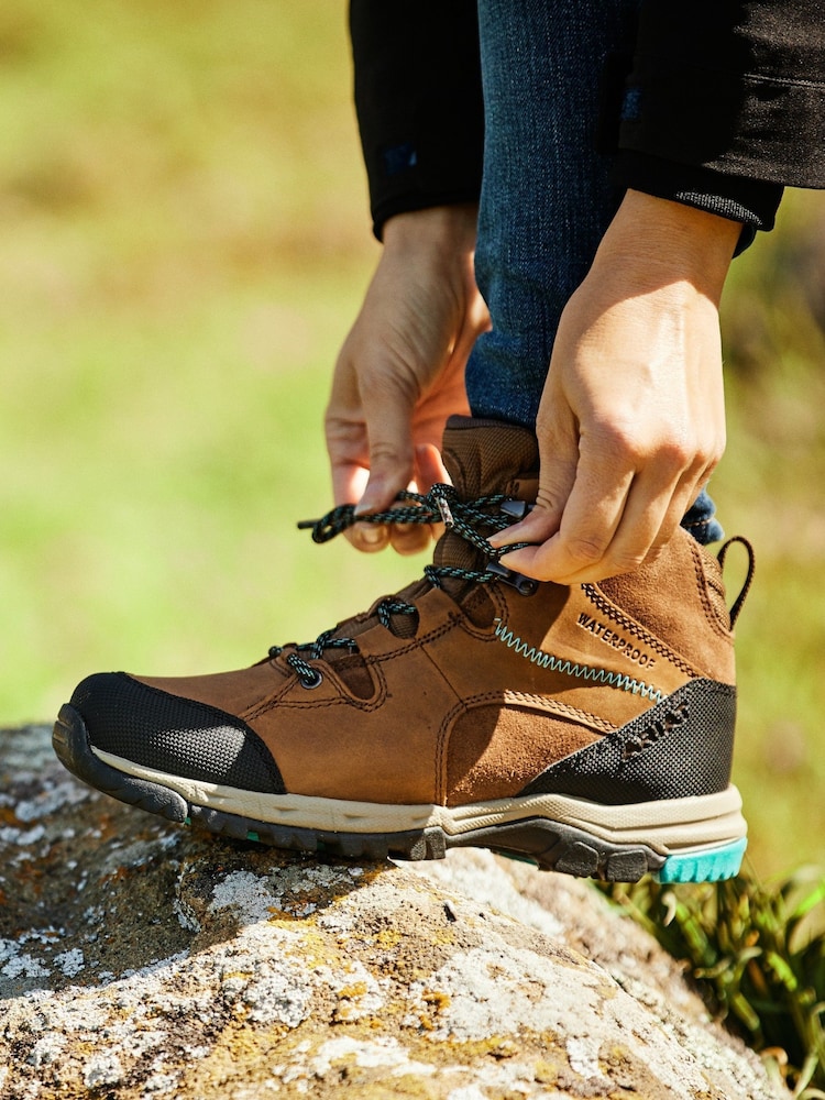 Ariat Brown Skyline Mid Waterproof Walking Boots - Image 6 of 6