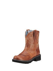 Ariat Brown Fatbaby Saddle Western Boots - Image 1 of 4