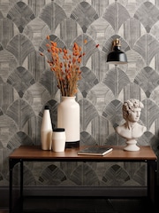 Scott Living Charcoal Grey Westport Wallpaper - Image 1 of 2