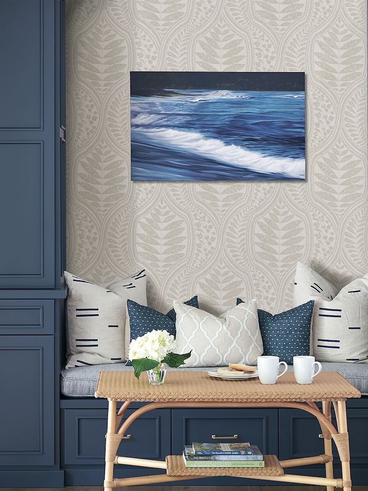 Scott Living Beige Juno Wallpaper - Image 1 of 2