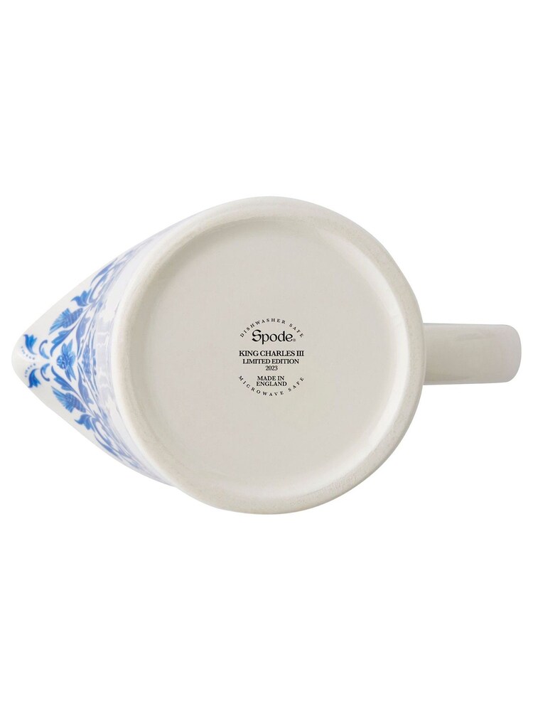 Spode Blue King's Coronation Cream Jug - Image 4 of 4