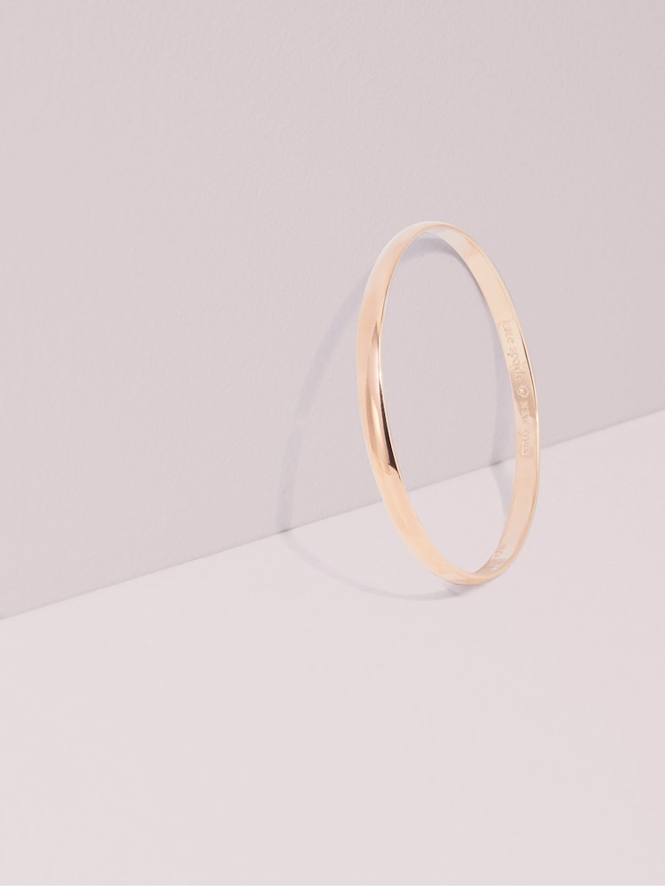 kate spade new york Rose Gold Tone Idiom Bangle - Image 3 of 6