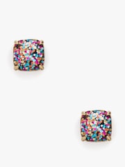Kate Spade New York Gold Tone Crystal Square Stud Earrings - Image 2 of 3