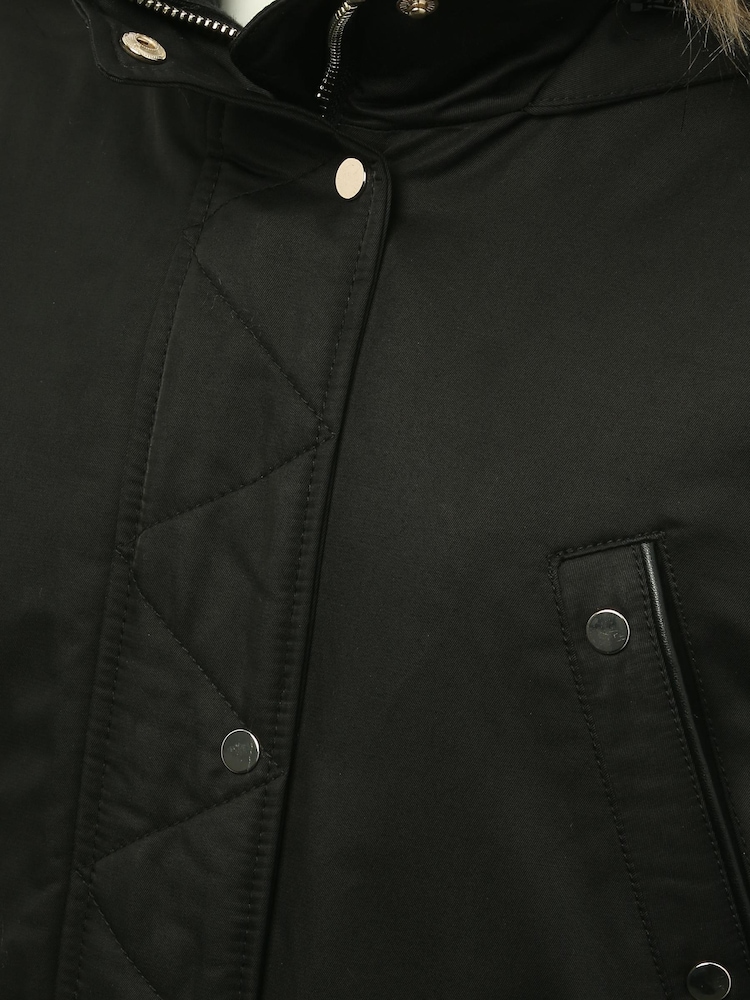 Kylie Black Teen Parka Coat - Image 5 of 5