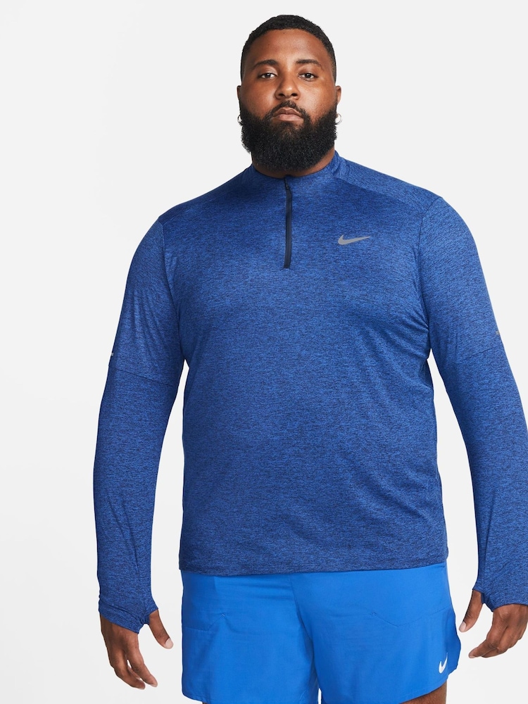 Nike Obsidian Element Quarter Zip Running Top - Image 7 of 12
