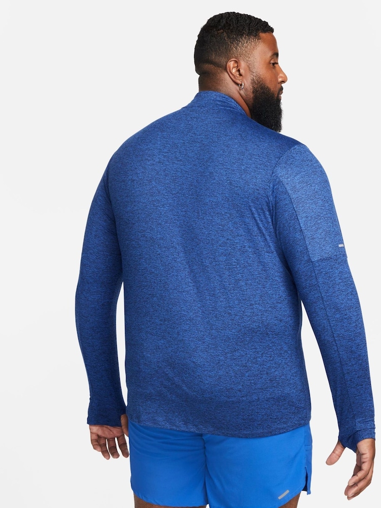 Nike Obsidian Element Quarter Zip Running Top - Image 8 of 12