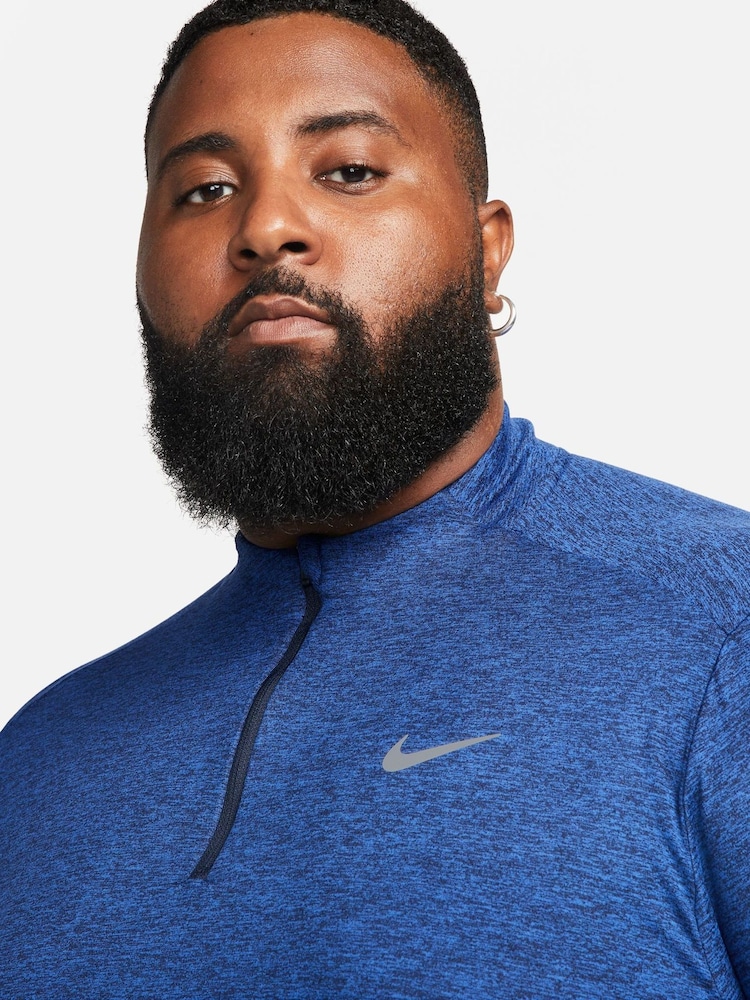 Nike Obsidian Element Quarter Zip Running Top - Image 9 of 12