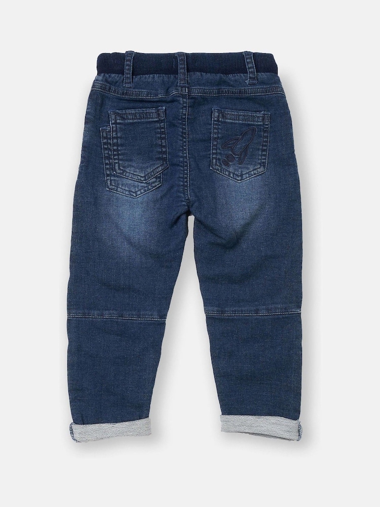 Angel & Rocket Blue Jersey Jeans - Image 2 of 6