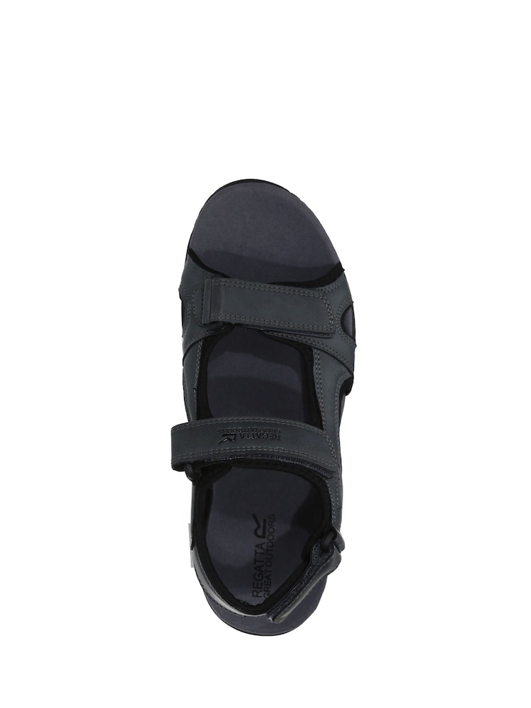 Regatta Grey Comfort Fit Haris Sandals - Image 6 of 6