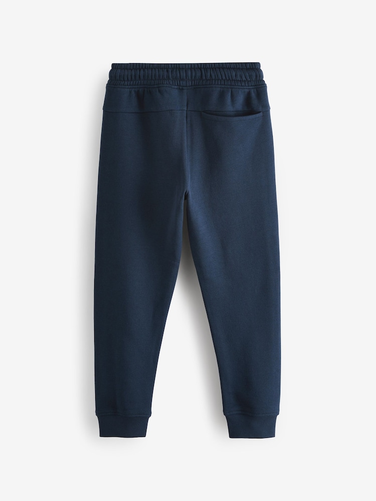 Navy Slim Fit Zip Joggers (3-16yrs) - Image 2 of 2