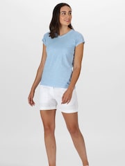 Regatta White Pemma 100% Cotton Shorts - Image 3 of 5
