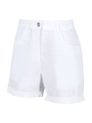 Regatta White Pemma 100% Cotton Shorts - Image 4 of 5