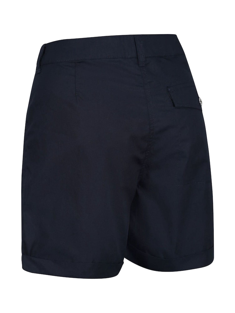 Regatta Blue Pemma 100% Cotton Shorts - Image 6 of 6
