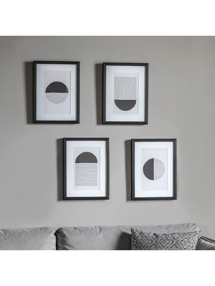 Gallery Home Set of 4 Gold Stages Framed Wall Art - Image 1 of 20