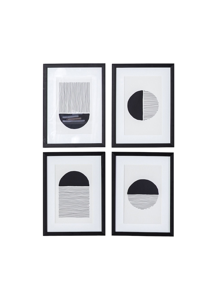 Gallery Home Set of 4 Gold Stages Framed Wall Art - Image 20 of 20