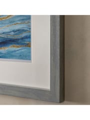 Gallery Home Set of 2 Gold Ocean Abstract Framed Wall Art - Image 3 of 15