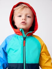 Multi Colourblock Waterproof Fleece Lined Puddlesuit (3mths-7yrs) - Image 4 of 6