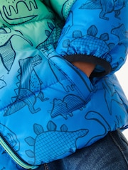 Blau mit Farbverlauf - Gefütterter Mantel (3 M.–7 J.) - Bild 3 von 6