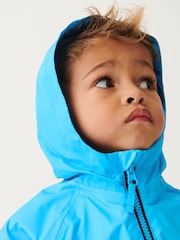 Blue Dip Dye Waterproof Fleece Lined Puddlesuit (3mths-7yrs) - Image 4 of 6