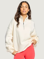 Gym + Coffee Cream Sierra Half Zip Sweatshirt - Image 1 of 6