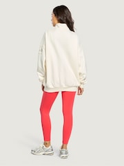 Gym + Coffee Cream Sierra Half Zip Sweatshirt - Image 3 of 6