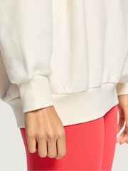 Gym + Coffee Cream Sierra Half Zip Sweatshirt - Image 5 of 6