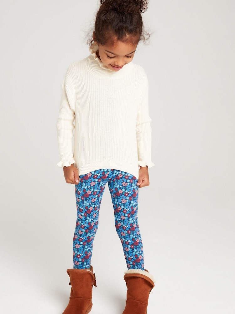 M&Co Natural Frill Roll Neck Jumper - Image 1 of 5 M&Co Natural Frill Roll Neck Jumper - Image 1 of 5