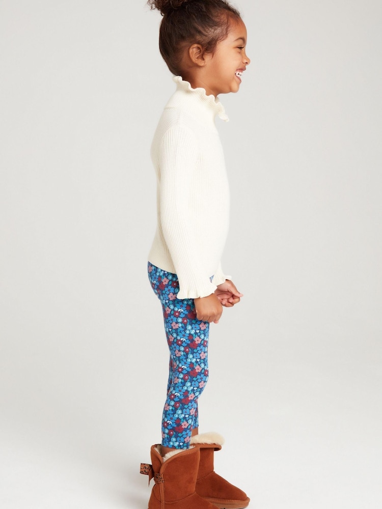 M&Co Natural Frill Roll Neck Jumper - Image 2 of 5 M&Co Natural Frill Roll Neck Jumper - Image 2 of 5