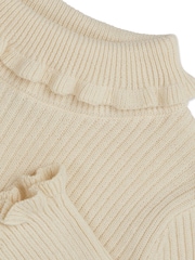 M&Co Natural Frill Roll Neck Jumper - Image 5 of 5