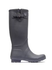 رمادي - Radley Long Alba Hi Matte Black Wellies - صورة 1 من 4