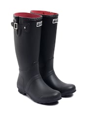 Radley Long Alba Hi Matte Black Wellies - Image 2 of 4
