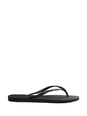 Havaianas Slim Logo Metallic Flip Flops - Image 2 of 6