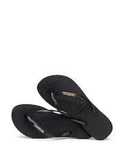 Havaianas Slim Logo Metallic Flip Flops - Image 3 of 6