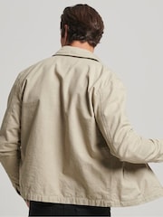 Superdry Cream Vintage Classic Harrington Jacket - Image 2 of 7