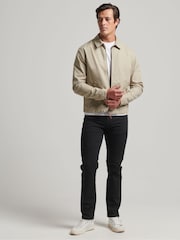 Superdry Cream Vintage Classic Harrington Jacket - Image 3 of 7