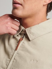 Superdry Cream Vintage Classic Harrington Jacket - Image 4 of 7