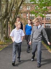Trutex Junior Boys Grey Classic Fit School Trousers - Image 4 of 5