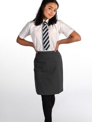 Trutex Grey Back Vent Skirt - Image 1 of 4