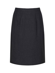 Trutex Grey Back Vent Skirt - Image 2 of 4