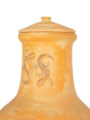 Charles Bentley Terracotta Terracotta Garden Lizard Design Clay Chiminea - Image 4 of 6