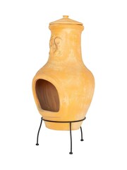 Charles Bentley Terracotta Terracotta Garden Lizard Design Clay Chiminea - Image 5 of 6