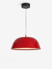 Jasper Conran London Red Domed Pendant With Diffuser - Image 5 of 6