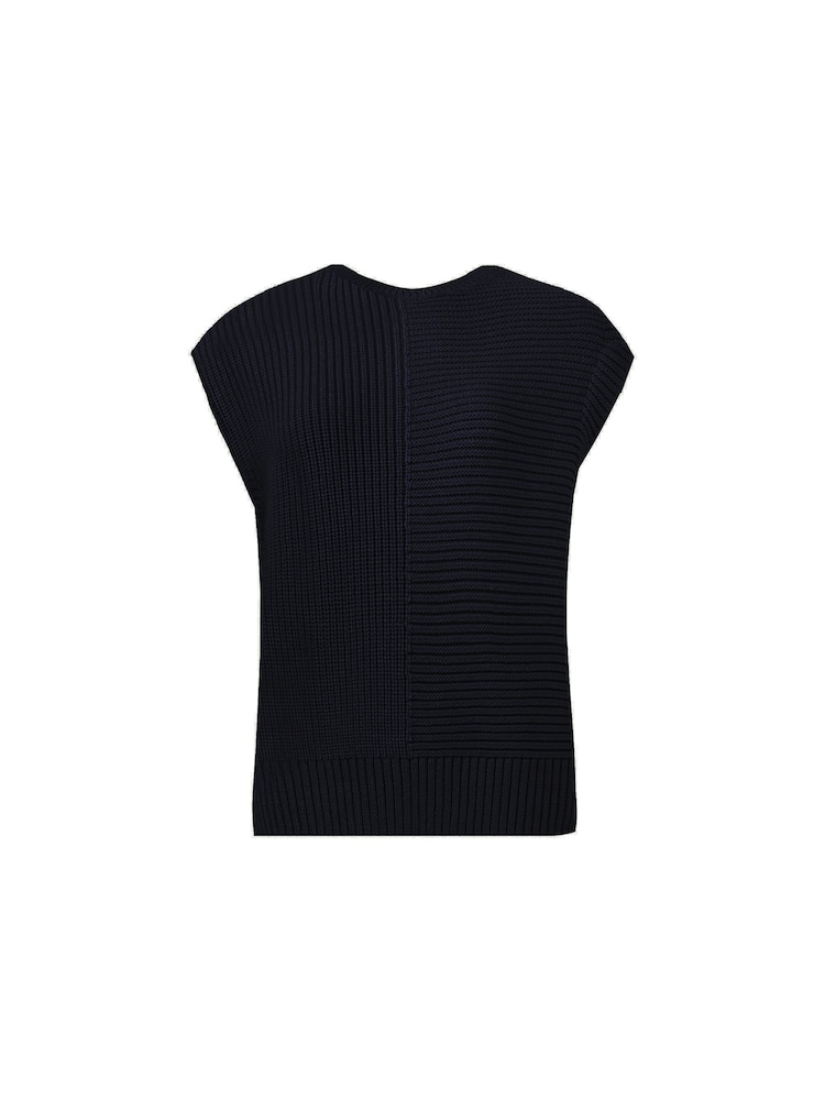 Ro&Zo Oversize Blue Knit Tank Top - Image 6 of 6